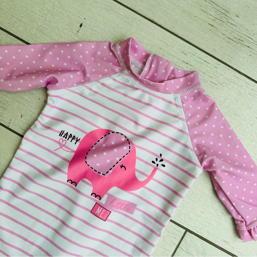 George Elephant 🐘 Rashguard Size 6-9 Months - Picture 3 of 6